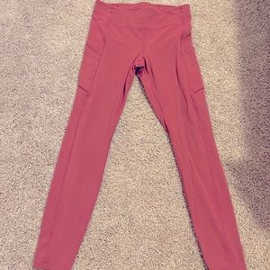 Pink lululemon swift speed size 10. 28 inch